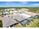 Aerial view of houses in a residential community at 1337 Sorrell Way, North Port, FL 34289