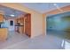 Kitchen features wood cabinets, tile floors and breakfast nook at 612 Deerwood Ave # 169, Englewood, FL 34223