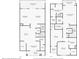 Two-story floor plan, showing bedrooms, kitchen, living area and more at 10300 Coral Landings Ct # 93, Placida, FL 33946
