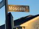 Street sign for Moscato Court at 19060 Moscato Ct, Venice, FL 34293