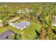 Aerial view showcasing a single-story house with a spacious backyard at 2775 Wyola Ave, North Port, FL 34286