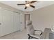 Spacious bedroom with large closet and an office area at 2775 Wyola Ave, North Port, FL 34286