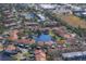 Aerial view of condo community near the water at 514 Pine Hollow Cir # 514, Englewood, FL 34223