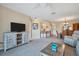 Open living area with a view of the dining area and kitchen at 514 Pine Hollow Cir # 514, Englewood, FL 34223