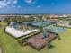 Community recreation area with tennis, basketball, and playground at 13077 Rinella St, Venice, FL 34293