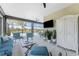 Outdoor patio overlooks the pool area at 13077 Rinella St, Venice, FL 34293