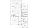 Floor plan showing a spacious home with multiple bedrooms, bathrooms, and a large lanai at 13033 N Marsh Dr, Port Charlotte, FL 33953