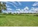 Peaceful view of a lush green golf course with palm trees and blue skies at 13392 Golf Pointe Dr, Port Charlotte, FL 33953