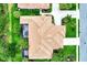 Single-Gathering home with tile roof, screened lanai, and landscaped yard at 2844 Myakka Creek Ct, Port Charlotte, FL 33953