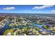 Breathtaking aerial of canal front homes and lush landscape at 18138 Avonsdale Cir, Port Charlotte, FL 33948