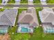 Community overview featuring homes with private pools at 12424 Davie Ct, Venice, FL 34293