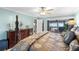 Spacious main bedroom with water views and large bed at 12596 Bacchus Rd, Port Charlotte, FL 33981