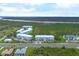 Aerial view of the property and the surrounding natural landscape at 3929 Cape Haze Dr # 105, Rotonda West, FL 33947