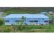 Aerial view of townhouses, showcasing their design and location at 3929 Cape Haze Dr # 105, Rotonda West, FL 33947