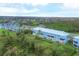 Aerial view of townhouses and surrounding neighborhood at 3929 Cape Haze Dr # 105, Rotonda West, FL 33947