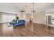 Spacious living room with hardwood floors and stylish furnishings at 3929 Cape Haze Dr # 105, Rotonda West, FL 33947