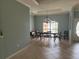 Elegant dining room with chandelier and large window at 5160 Farewell St, Port Charlotte, FL 33981
