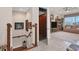Interior view of home showcasing the elevator and living area at 10311 Lands End Cir # 13, Placida, FL 33946