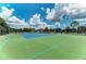 Well maintained tennis and pickleball courts at 12424 Davie Ct, Venice, FL 34293