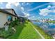 Home with canal views and lush landscaping at 15658 Stuart Cir, Port Charlotte, FL 33981