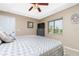 Main bedroom with a large bed and TV at 15658 Stuart Cir, Port Charlotte, FL 33981