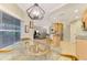 Open concept kitchen with breakfast nook and living room view at 3113 Club Dr # 118, Port Charlotte, FL 33953