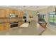 Updated kitchen with breakfast nook and stainless steel appliances at 3113 Club Dr # 118, Port Charlotte, FL 33953