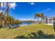Private backyard with canal access and dock at 10083 Kansas City St, Port Charlotte, FL 33981