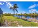 Serene waterfront view with private dock at 10083 Kansas City St, Port Charlotte, FL 33981