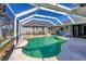 Relaxing screened-in pool with canal views at 10083 Kansas City St, Port Charlotte, FL 33981