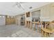 Spacious living area mid-renovation, highlighting the open floor plan and natural light at 105 Crestview Dr, Englewood, FL 34223