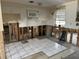 Kitchen undergoing renovation with new tile flooring at 105 Crestview Dr, Englewood, FL 34223