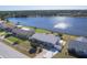 Property sits on the lakefront in a residential area at 13545 Overton Ave, Port Charlotte, FL 33981