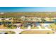 Aerial view of the house and surrounding area at 217 Rotonda Cir, Rotonda West, FL 33947