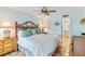 Spacious bedroom with bamboo headboard and ocean view at 5000 Gasparilla Rd # Dc206, Boca Grande, FL 33921