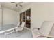 Screened porch with seating area and view into the living room at 3390 Osprey Ln, Port Charlotte, FL 33953