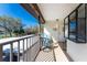 Outdoor balcony offering a relaxing space with scenic views at 404 Pine Hollow Cir # 404, Englewood, FL 34223
