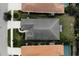 Top-down view of single Gathering home and surrounding houses at 1375 Still River Dr, Venice, FL 34293