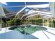 Relax in the screened pool and spa area, perfect for outdoor enjoyment at 110 Abercrombie Ave, Englewood, FL 34223