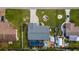 Aerial view showing home, pool, and large backyard at 1132 Piedmont Rd, Venice, FL 34293