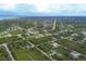 Wide aerial view of residential neighborhood at 12194 Everglades Ave, Port Charlotte, FL 33981