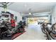 Spacious garage with room for vehicles, bikes, and storage at 152 Apollo Dr, Rotonda West, FL 33947