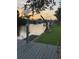 Scenic waterfront property with sunset view and private dock at 161 Buckeye Nw Ave, Port Charlotte, FL 33952