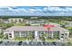 Aerial view of condo building, unit 236 highlighted at 175 Kings Hwy # 236, Punta Gorda, FL 33983