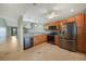 Modern kitchen with stainless steel appliances at 175 Kings Hwy # 236, Punta Gorda, FL 33983