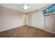 Spacious bedroom with wood floors and double door closet at 175 Kings Hwy # 236, Punta Gorda, FL 33983