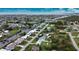 Aerial view of neighborhood with canal access at 189 Carlisle Nw Ave, Port Charlotte, FL 33952