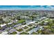 Aerial view of waterfront homes and neighborhood at 189 Carlisle Nw Ave, Port Charlotte, FL 33952