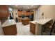 This kitchen boasts ample counter space and an island with seating at 24412 Lakeview Pl, Punta Gorda, FL 33980