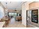 Open kitchen with views of living room and access to backyard at 3393 Grand Vista Ct # 201, Port Charlotte, FL 33953